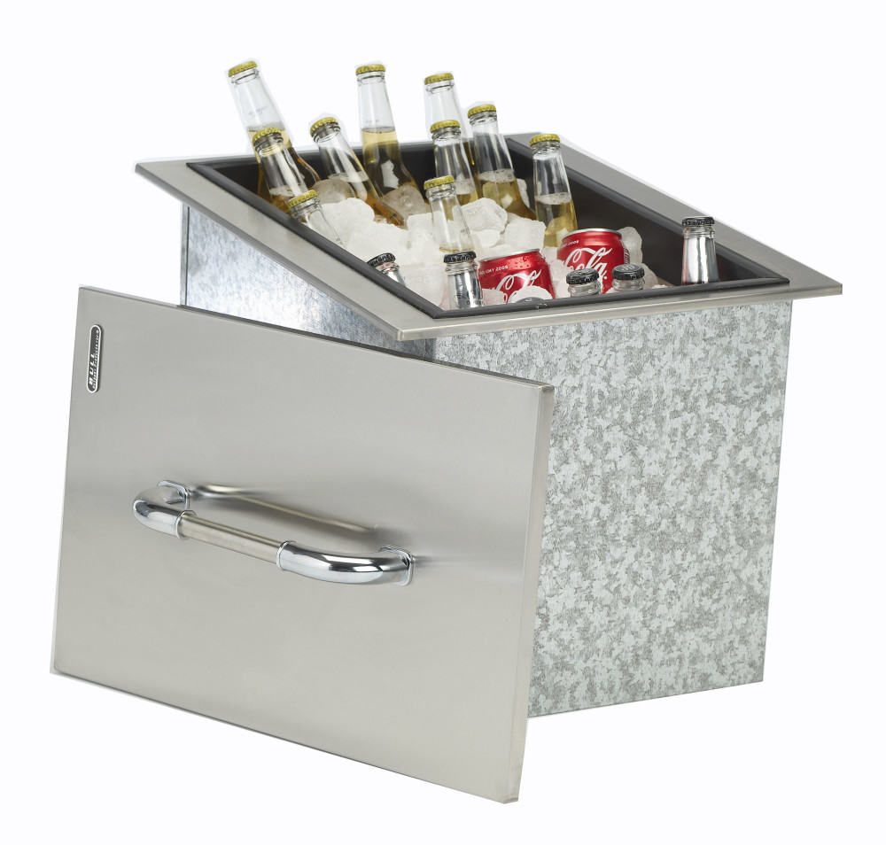 Bull 17 Inch Stainless Steel Built In Outdoor Ice Chest 00002 New 