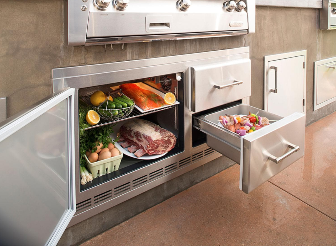 Bull Outdoor Products 13700 Series II Outdoor Refrigerator, Stainless Steel