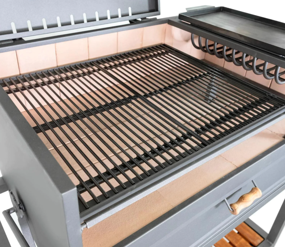 Argentinian style charcoal gaucho large cooking area grate